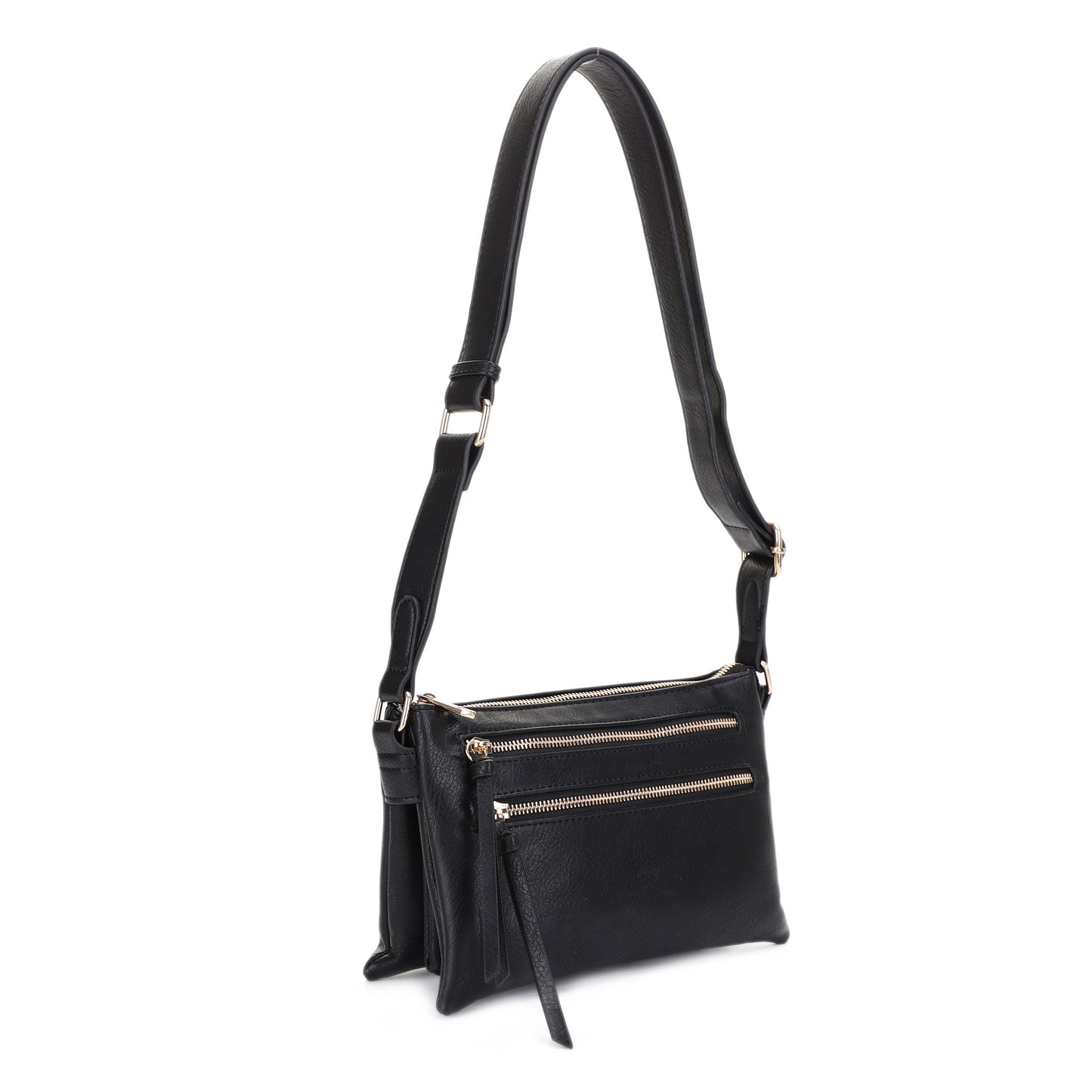 Cassidy Double Zipper Crossbody