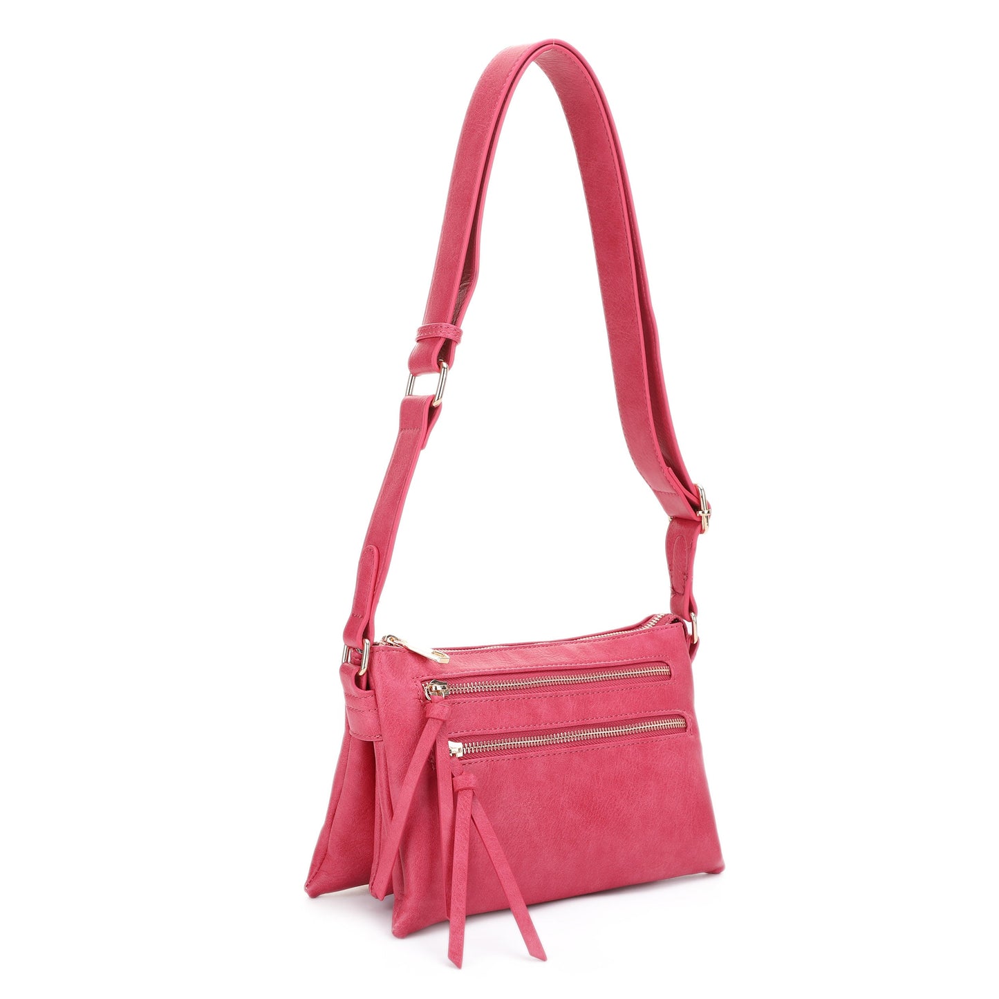 Cassidy Double Zipper Crossbody