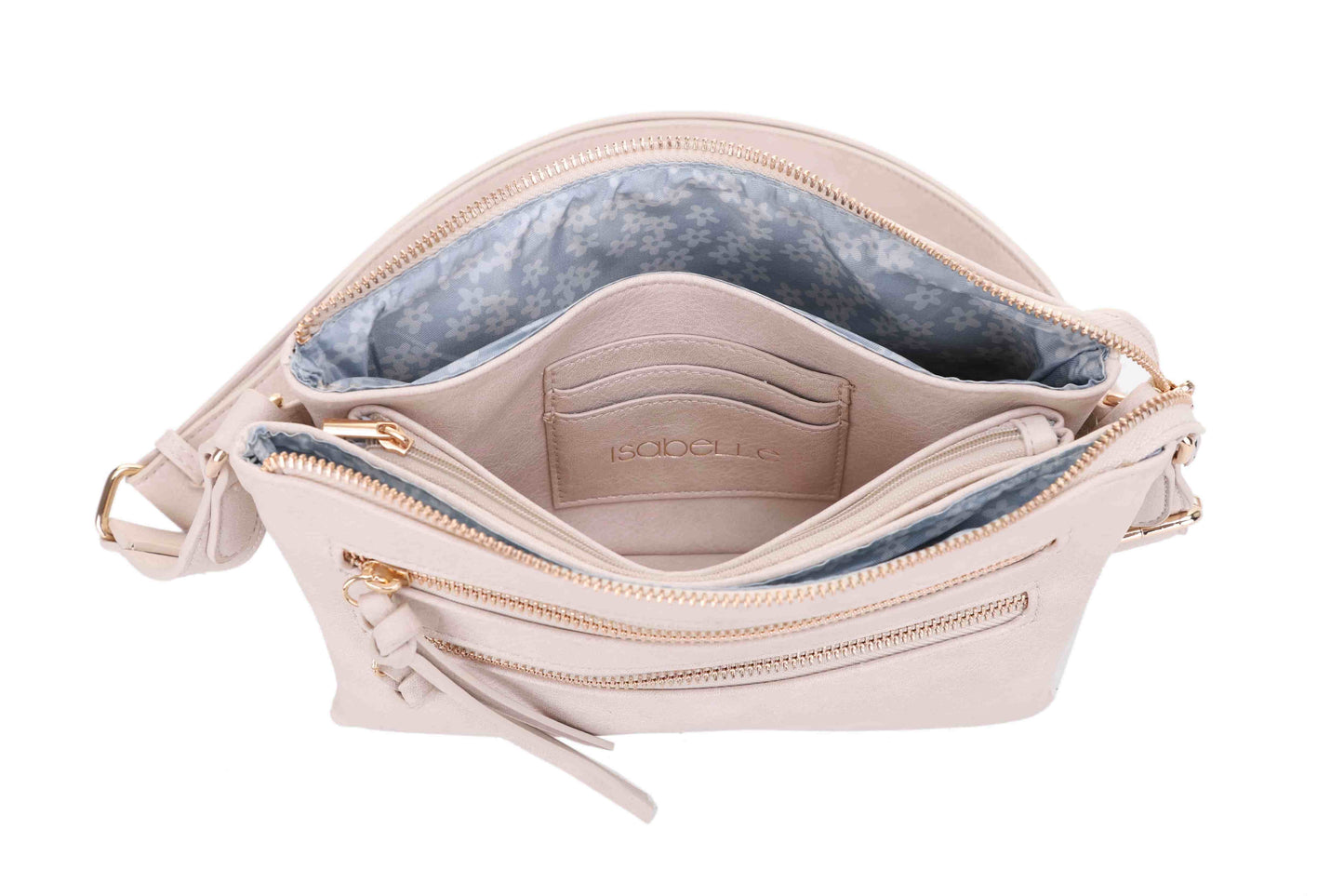 Cassidy Double Zipper Crossbody