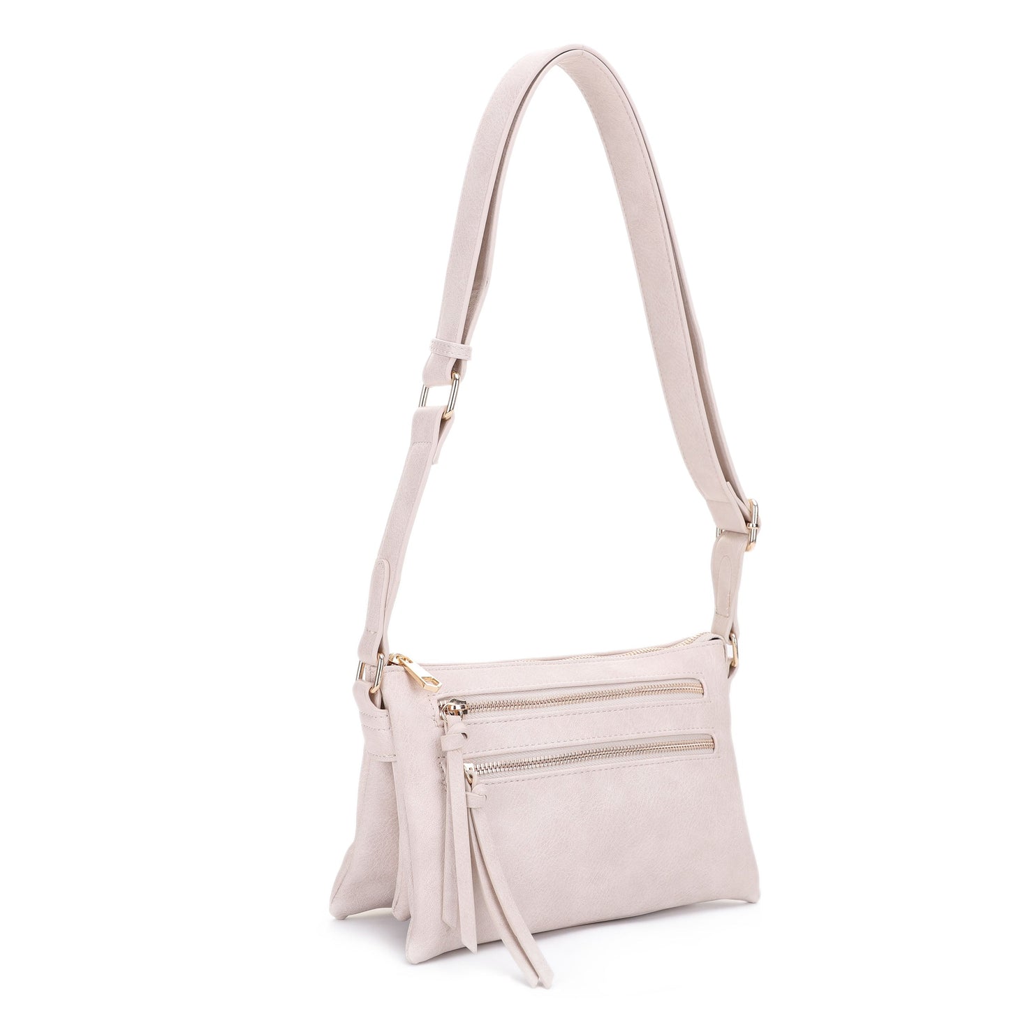 Cassidy Double Zipper Crossbody