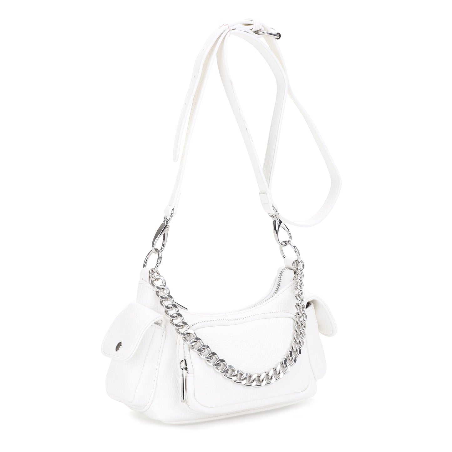 Harlan Retro Multi Pouch Pocket Chain Shoulder Crossbody