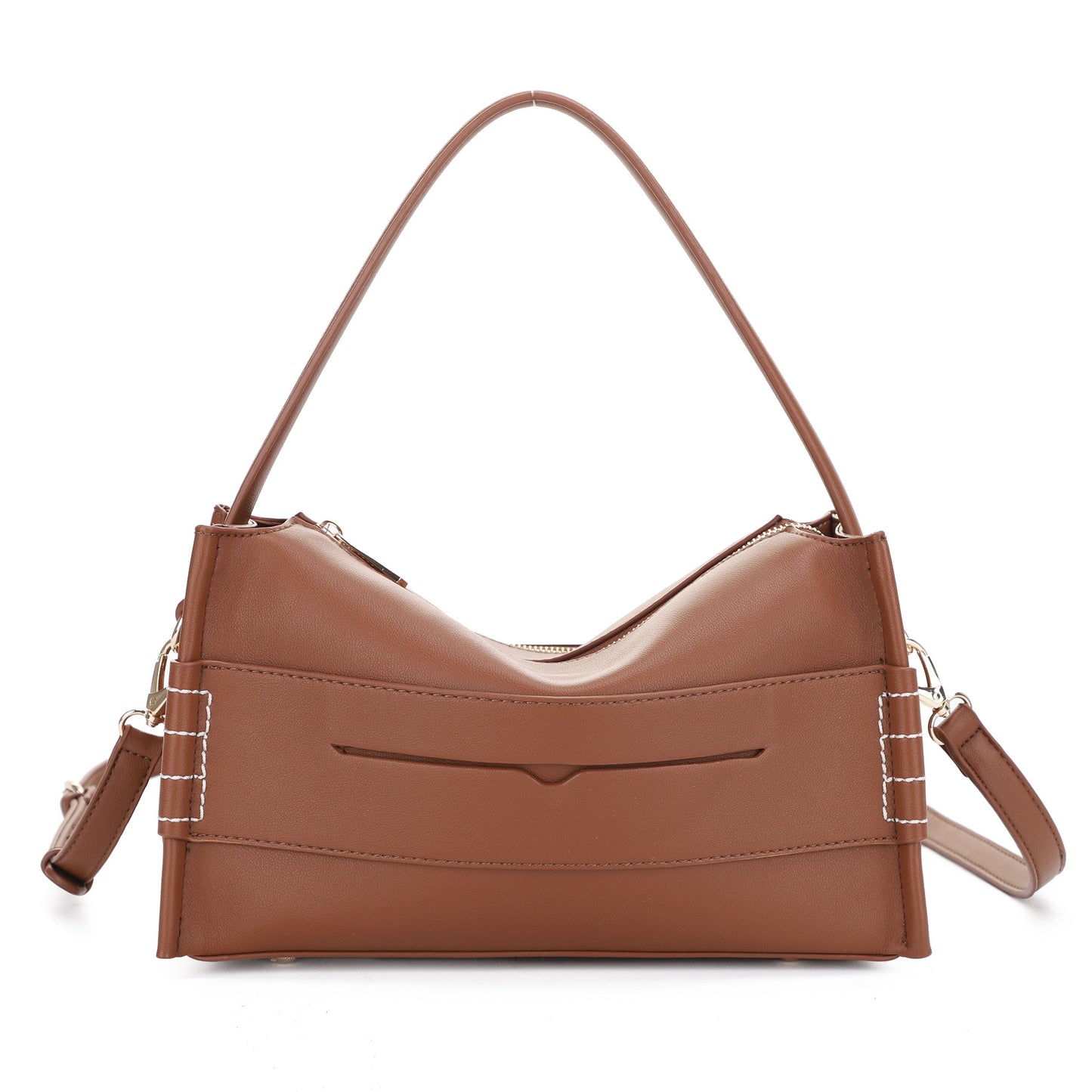 Thalia Slouched Loafer Structured Shoulder Bag