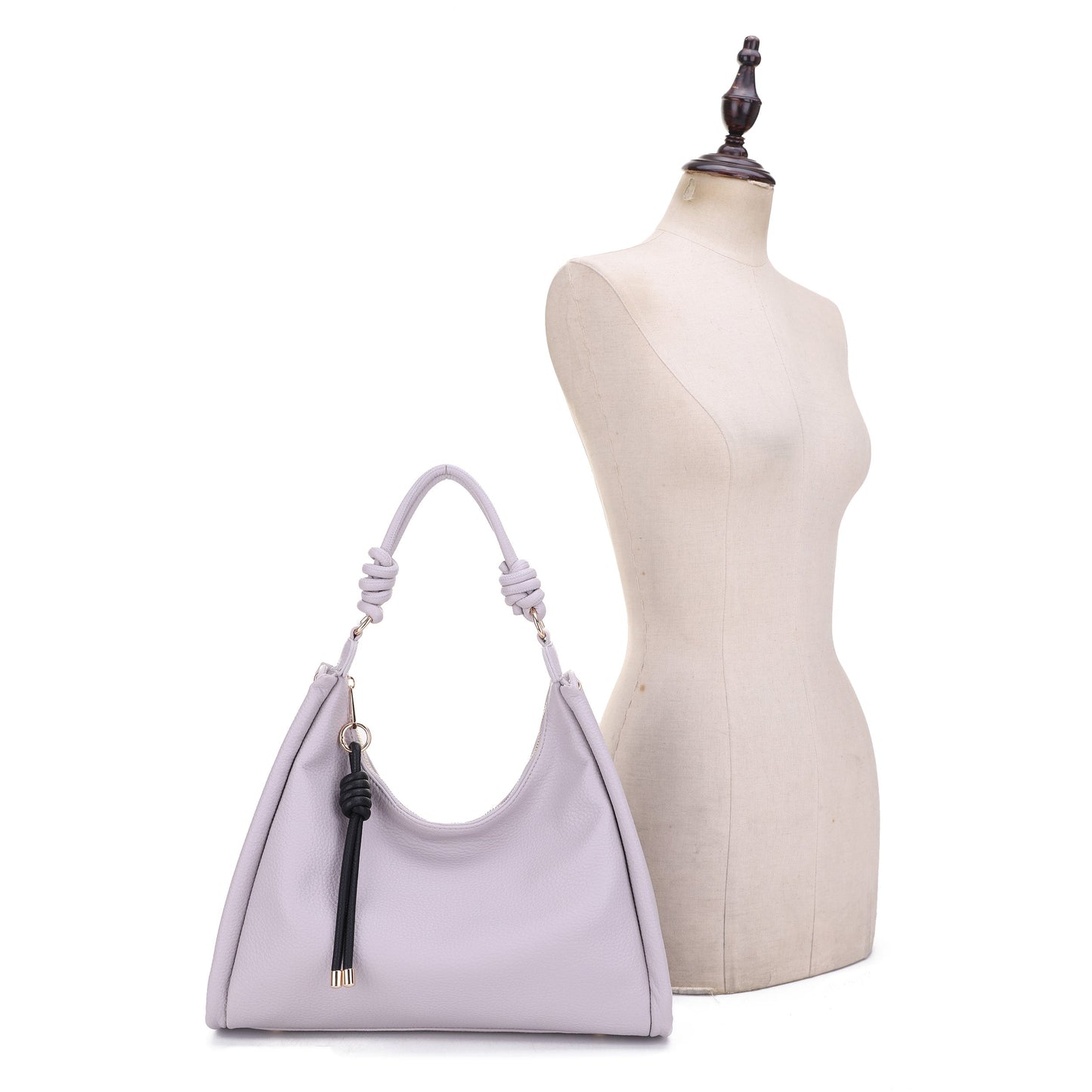 Sable Contrasting Cord Hobo