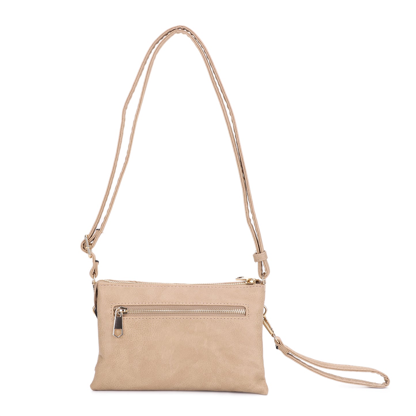 Callie Chevron Quilted Multi Compartment Crossbody
