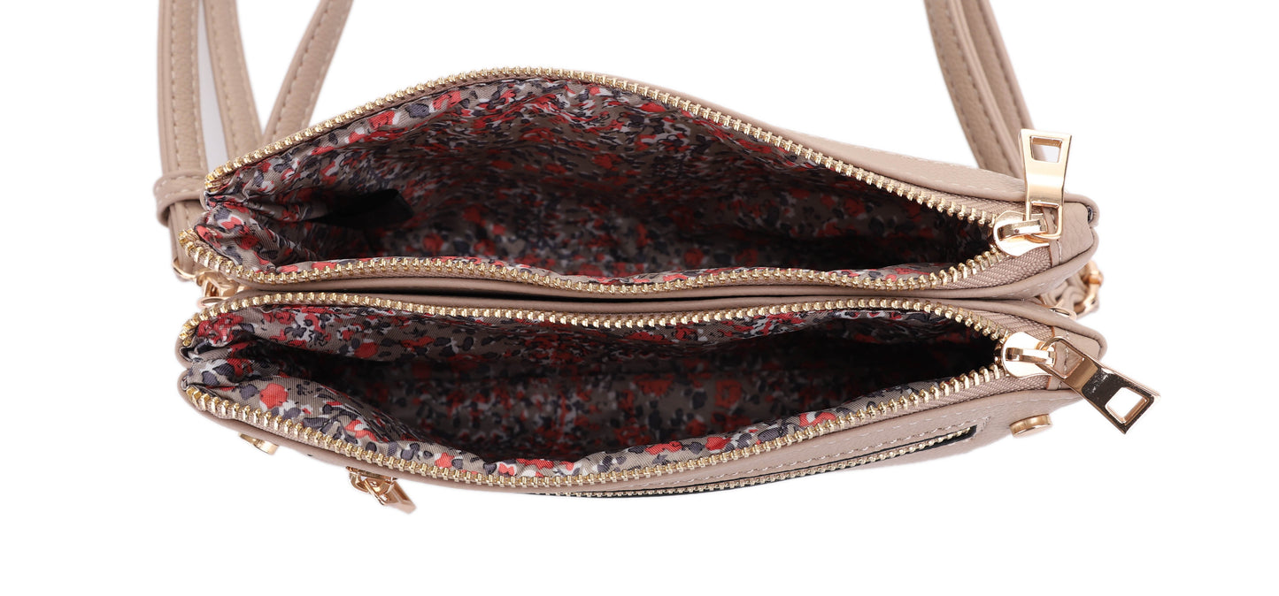 Corbin Front Zipper Small Crossbody