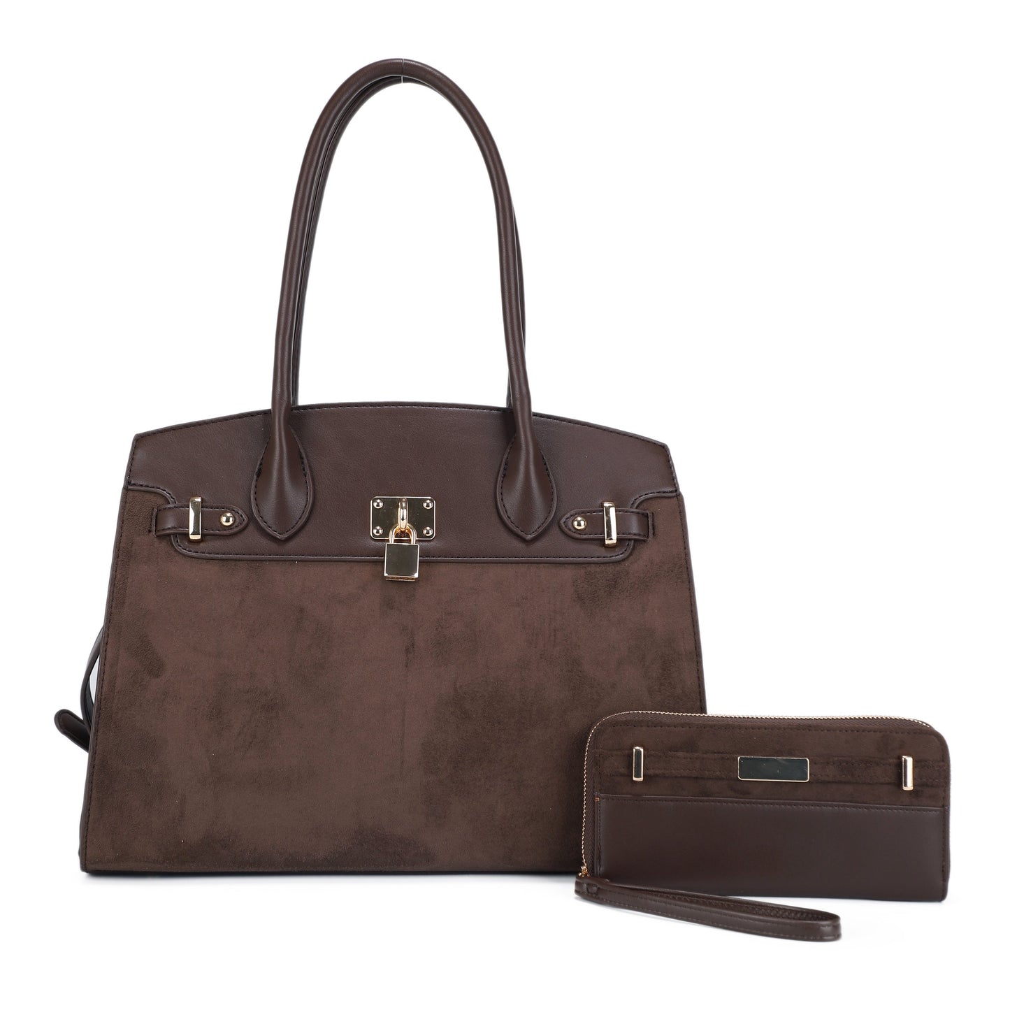 Uma Suede Satchel Set