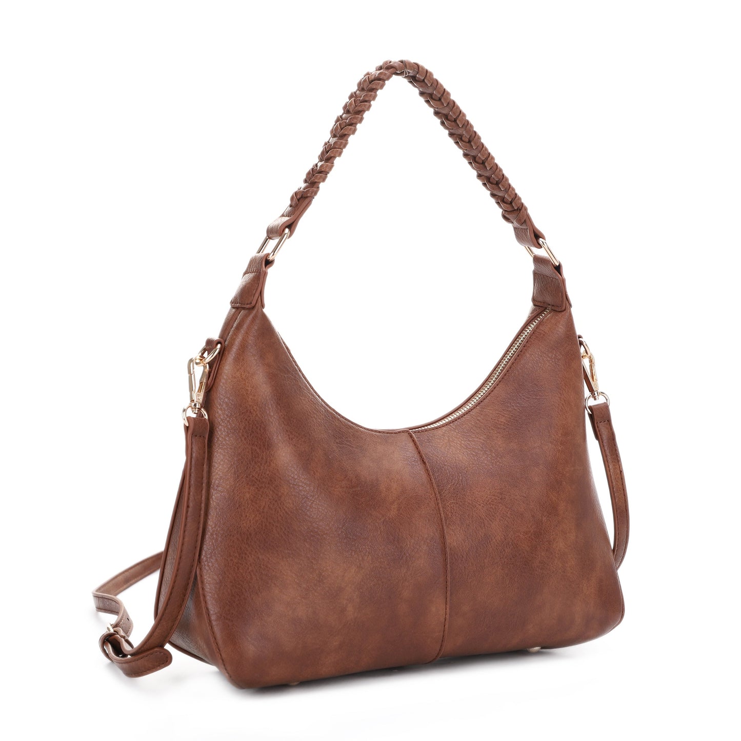 Patricia Hobo Shoulder Bag with Braided Handle