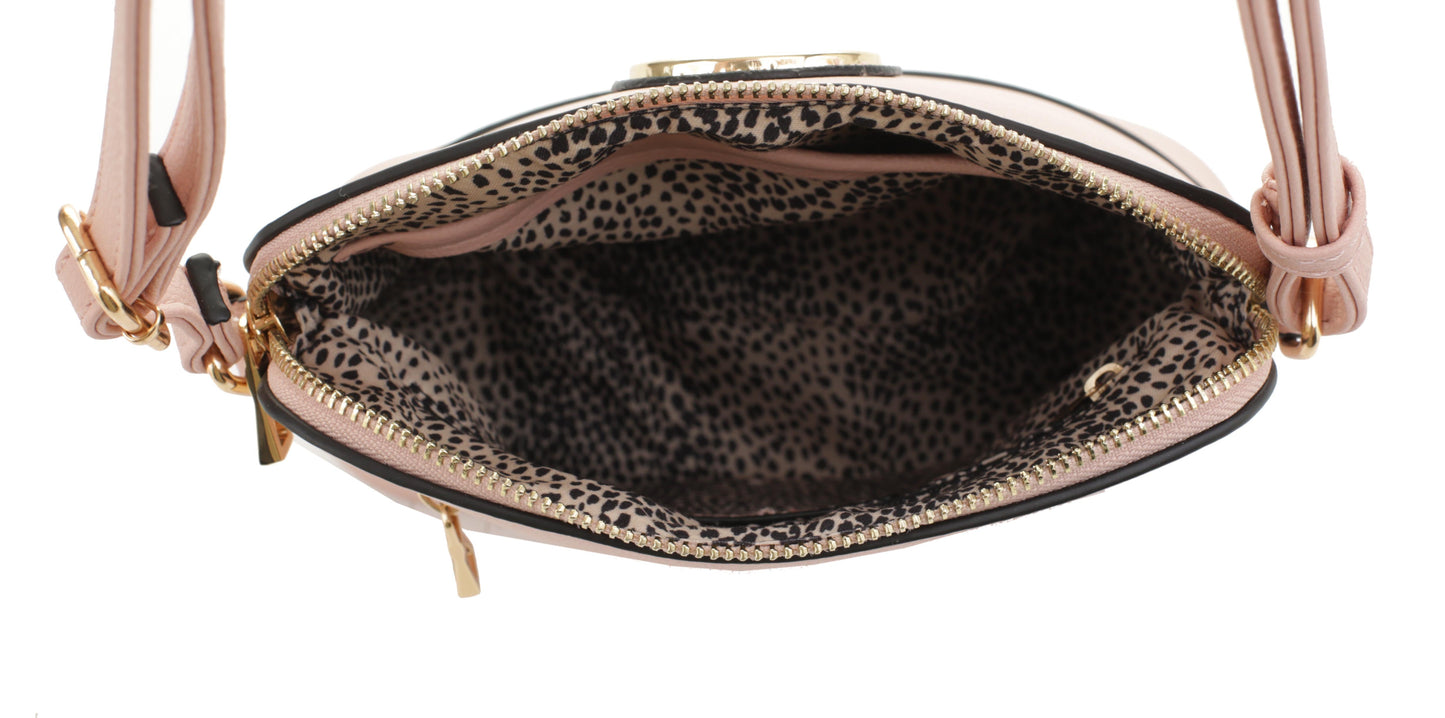 Circle Hardware Shoulder Bag
