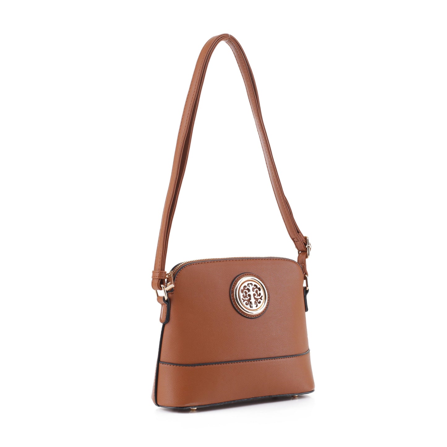 Circle Hardware Shoulder Bag
