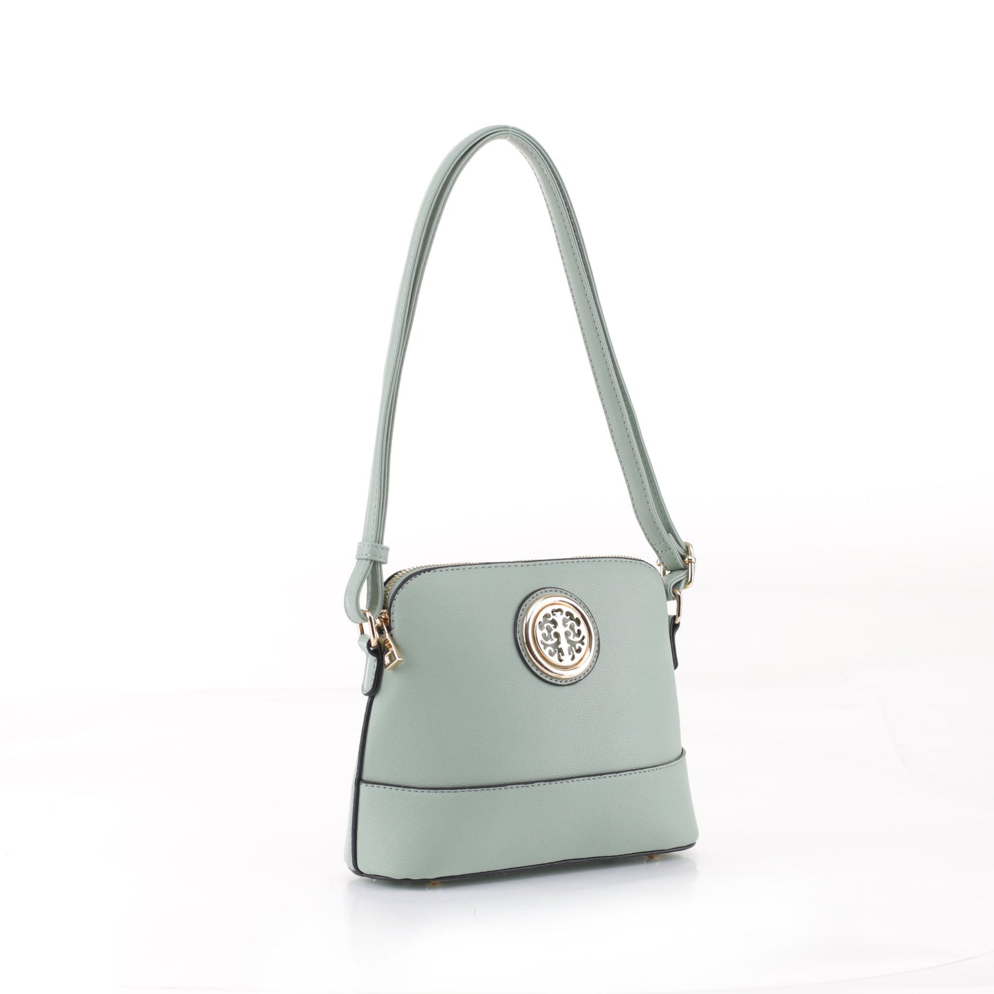Circle Hardware Shoulder Bag