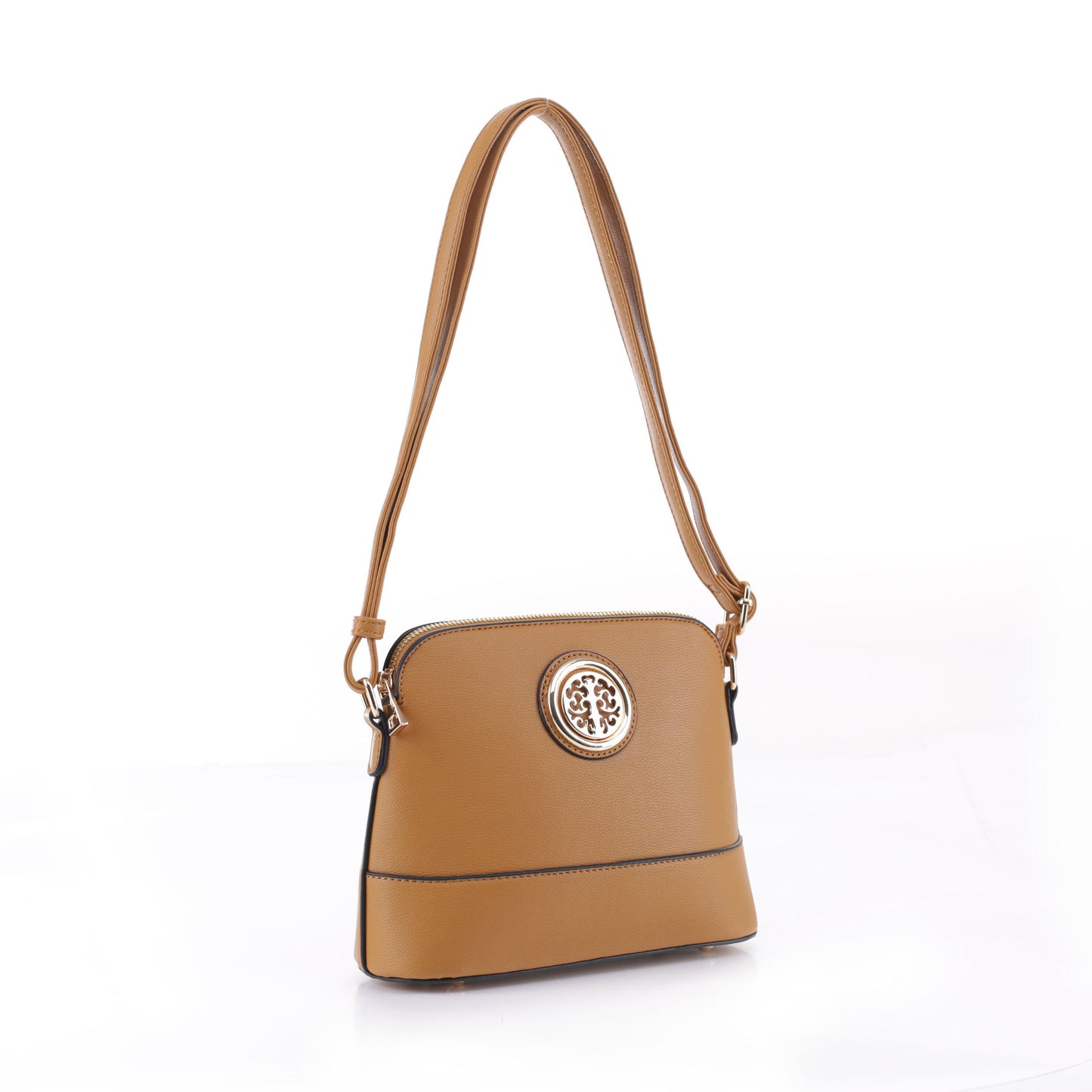 Circle Hardware Shoulder Bag
