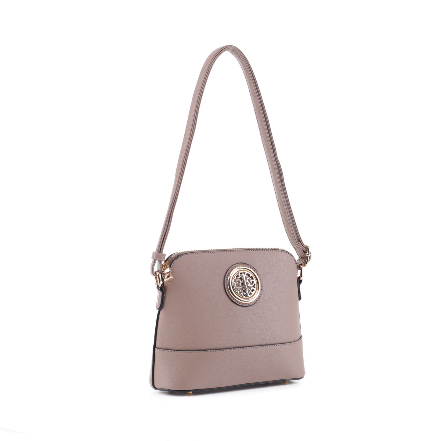 Circle Hardware Shoulder Bag