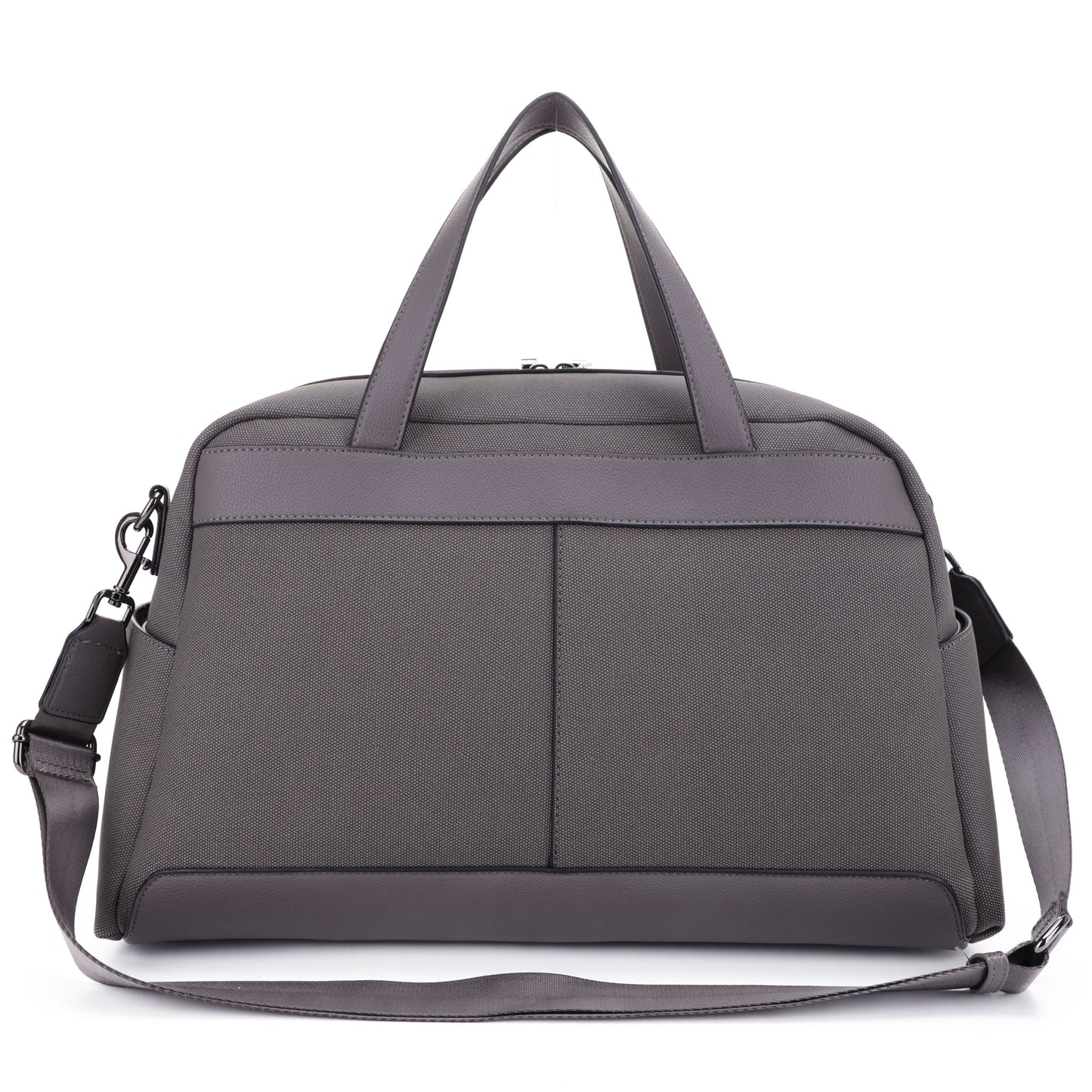 Finley Geometric Front Zipper Duffel