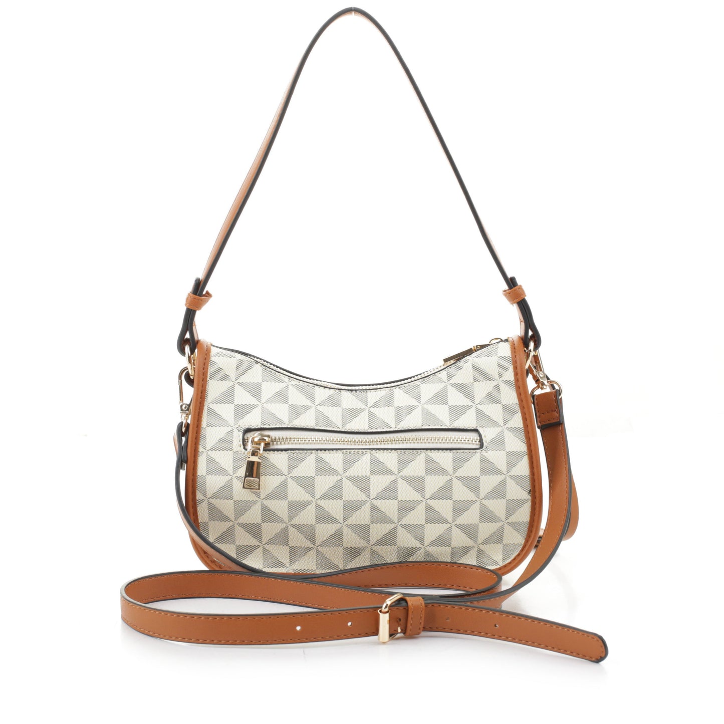 Vivi Geometric Monogrammed Medium Shoulder Set