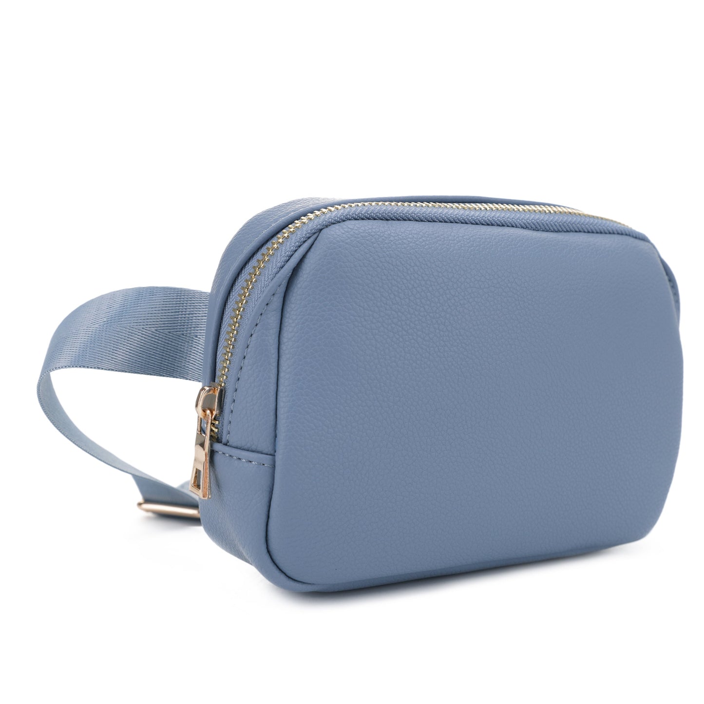 Nylon Strap Leather Belt Bag