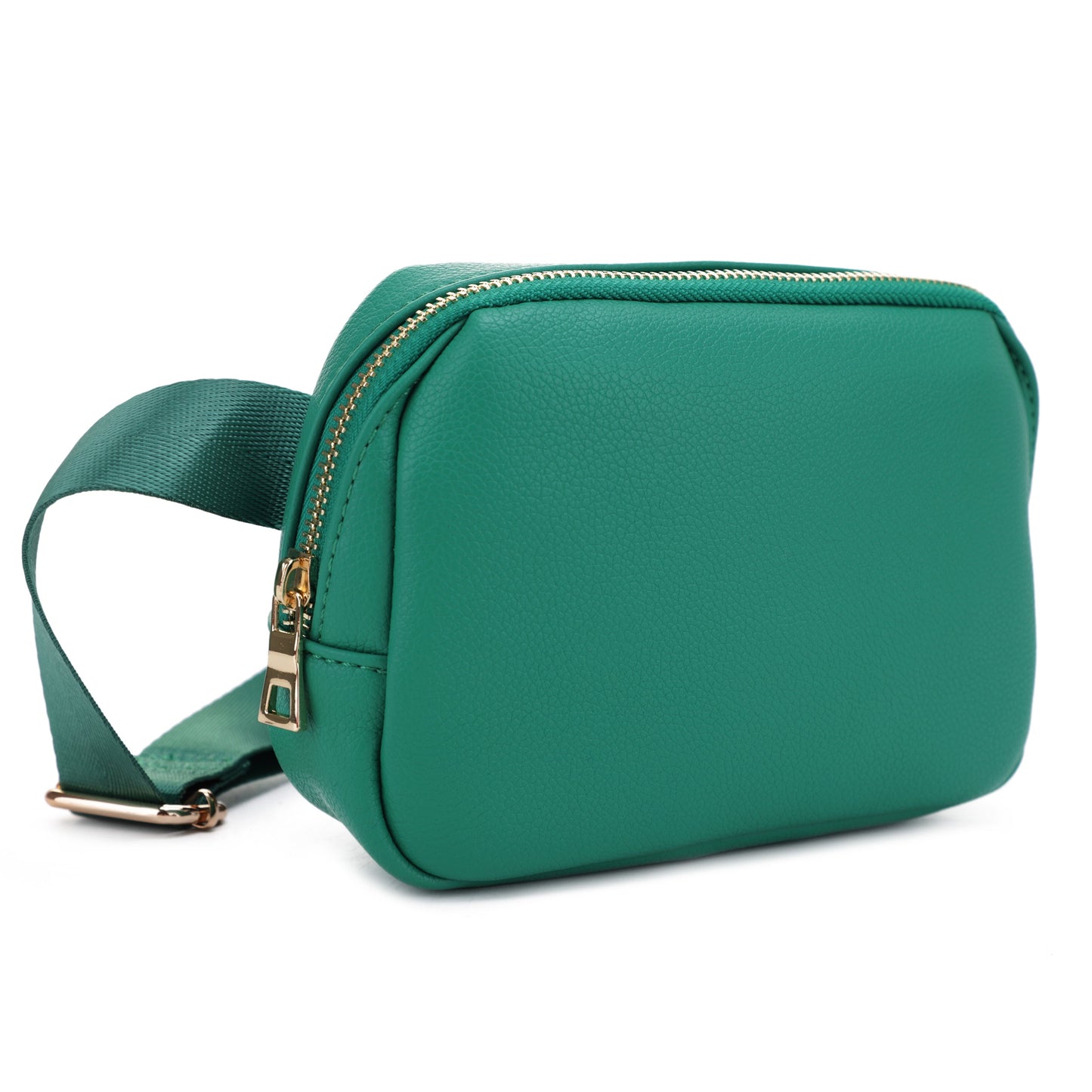 Nylon Strap Leather Belt Bag