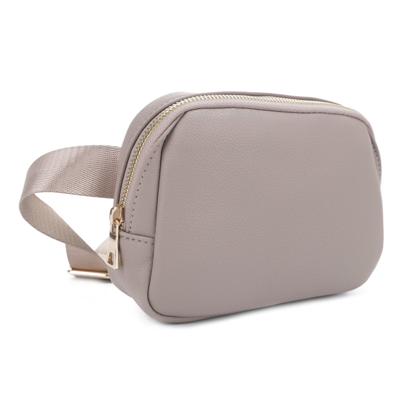 Nylon Strap Leather Belt Bag