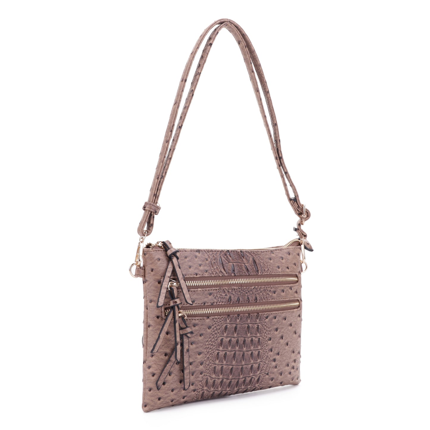 Camden Ostrich Crossbody
