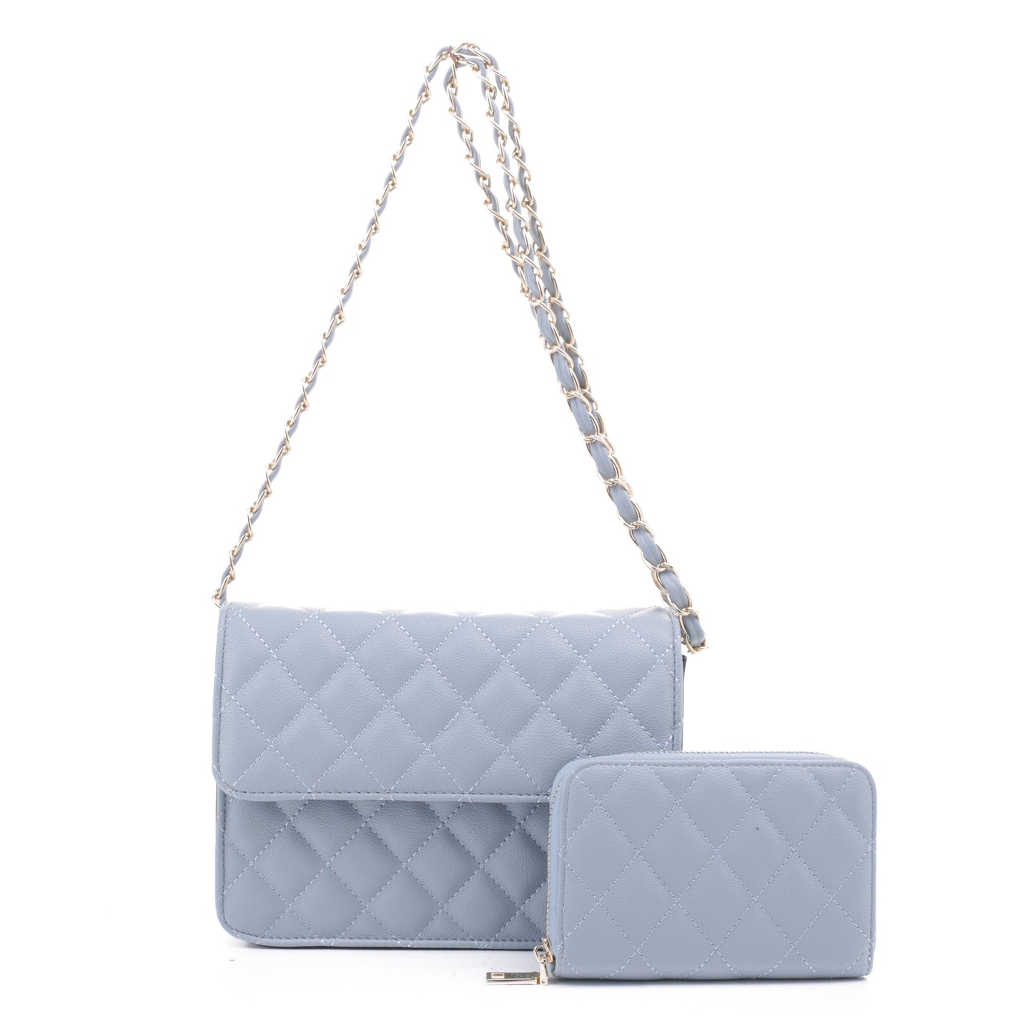 Valeria Quilted Crossbody Set