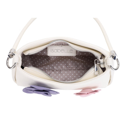 Rosalind Floral Applique Shoulder Bag
