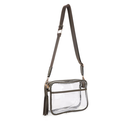 Atlas Color Accent Clear Crossbody