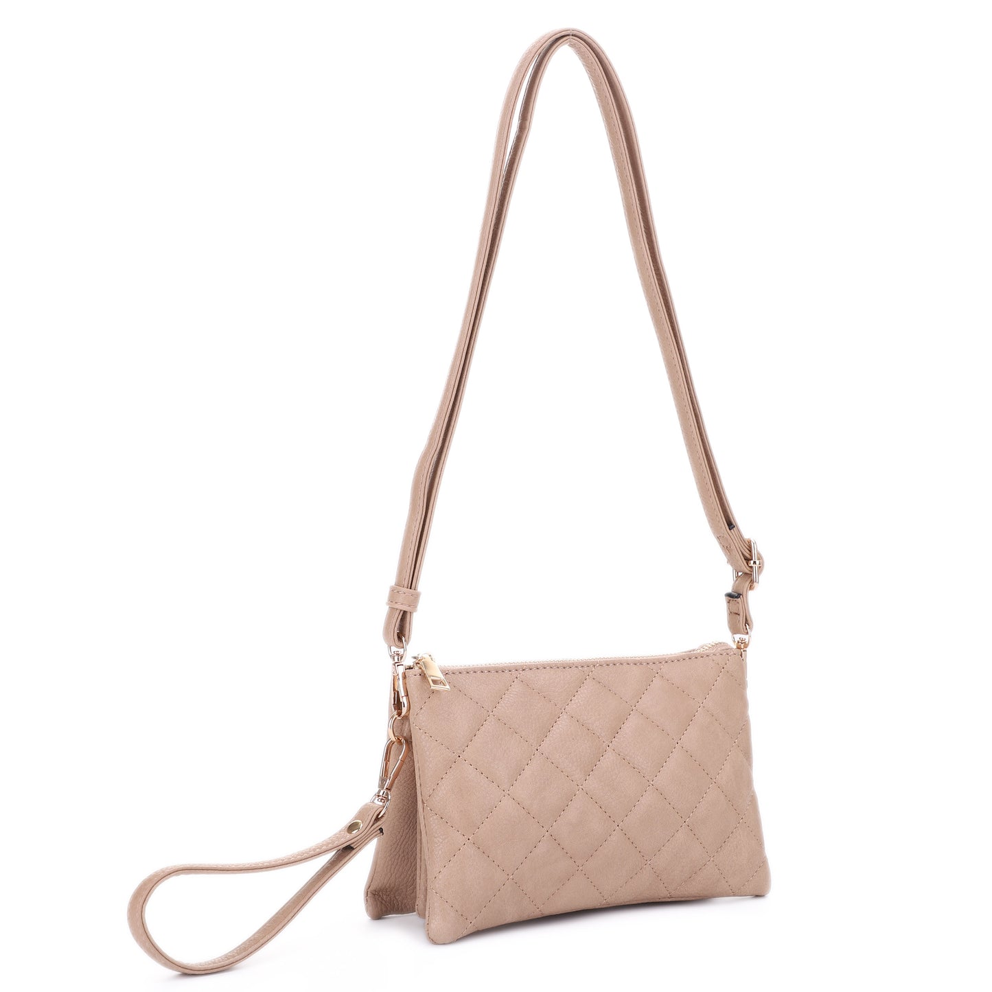 Callie Diamond Quilted Crossbody