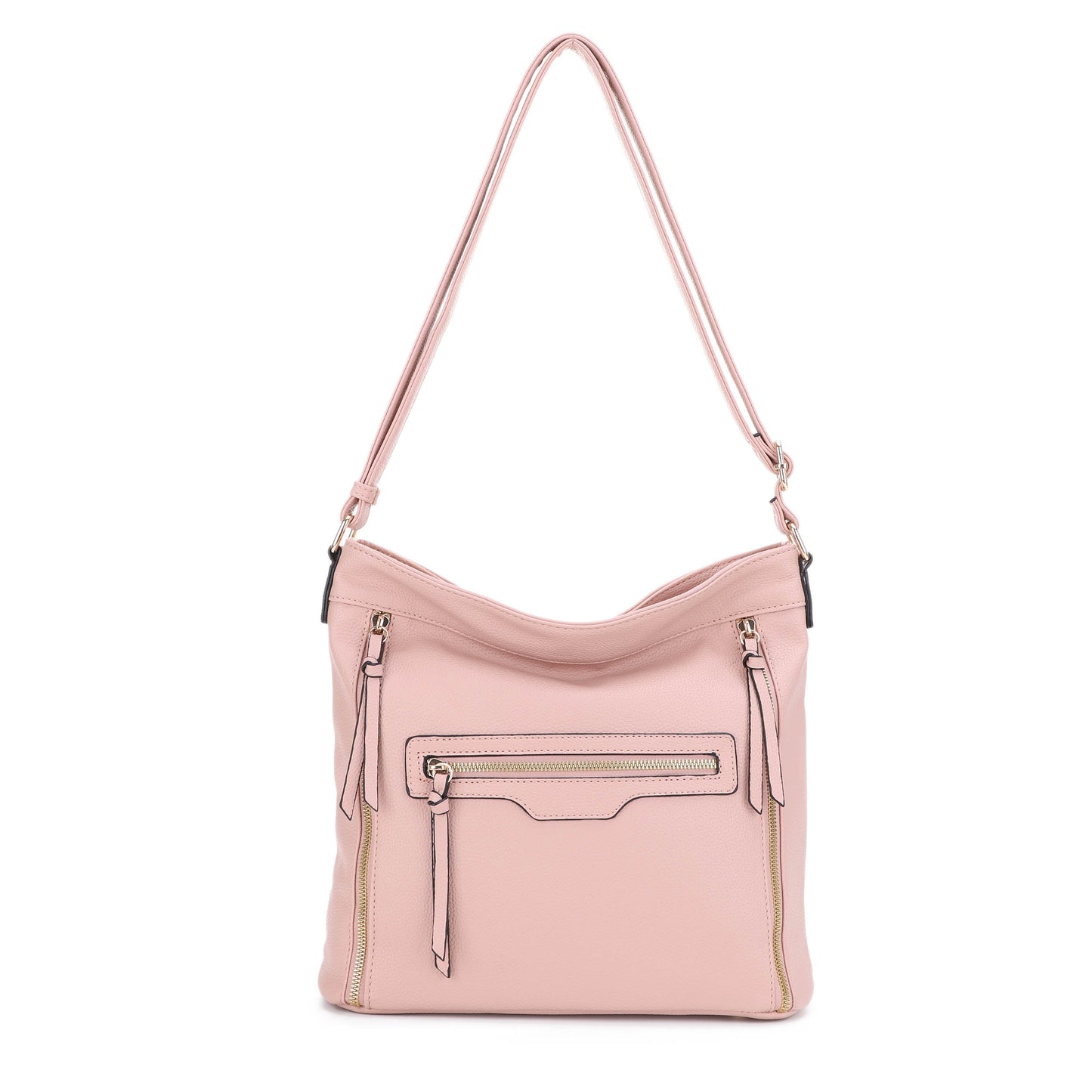 Kipley Multi-Zipper Crossbody Hobo