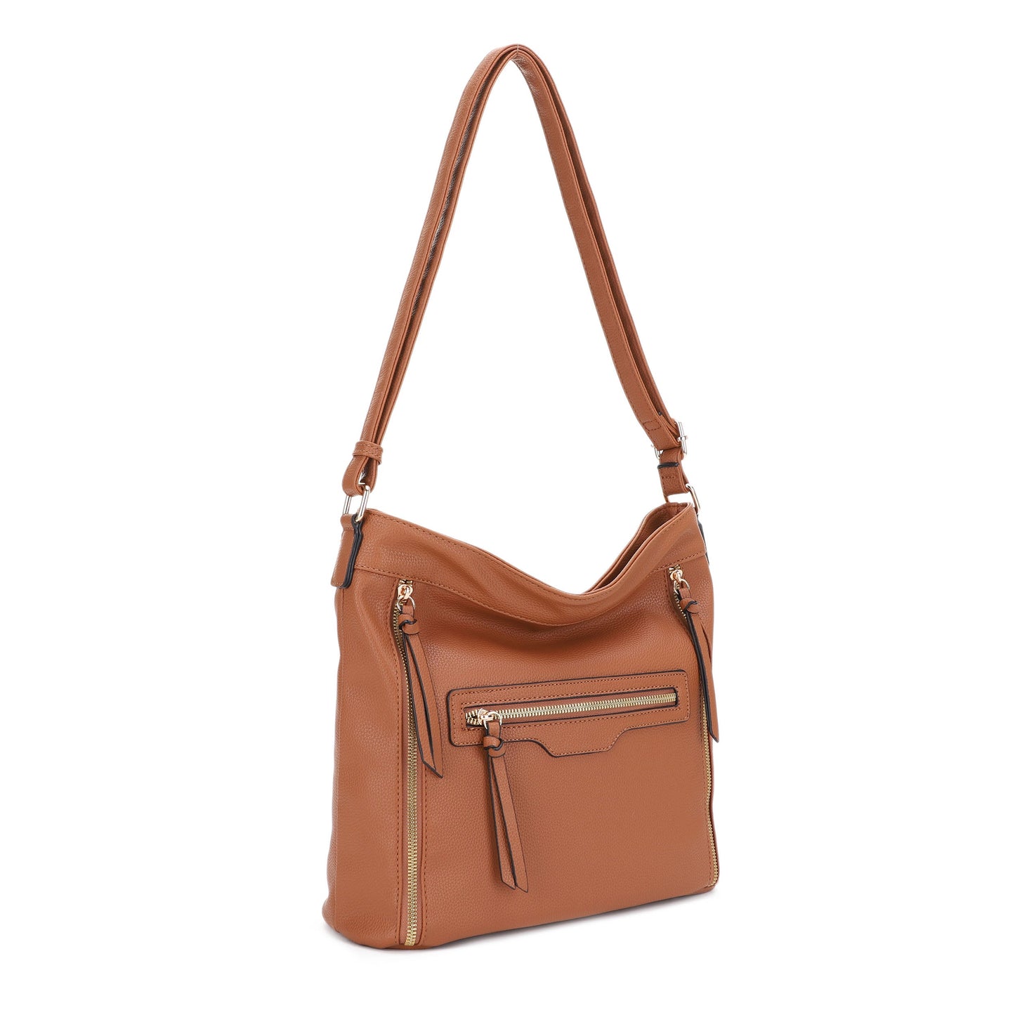 Kipley Multi-Zipper Crossbody Hobo