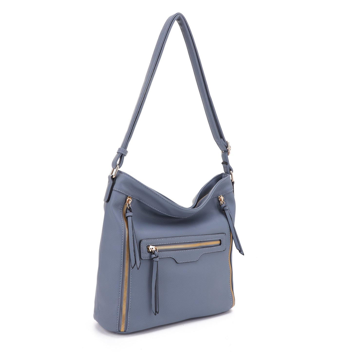 Kipley Multi-Zipper Crossbody Hobo