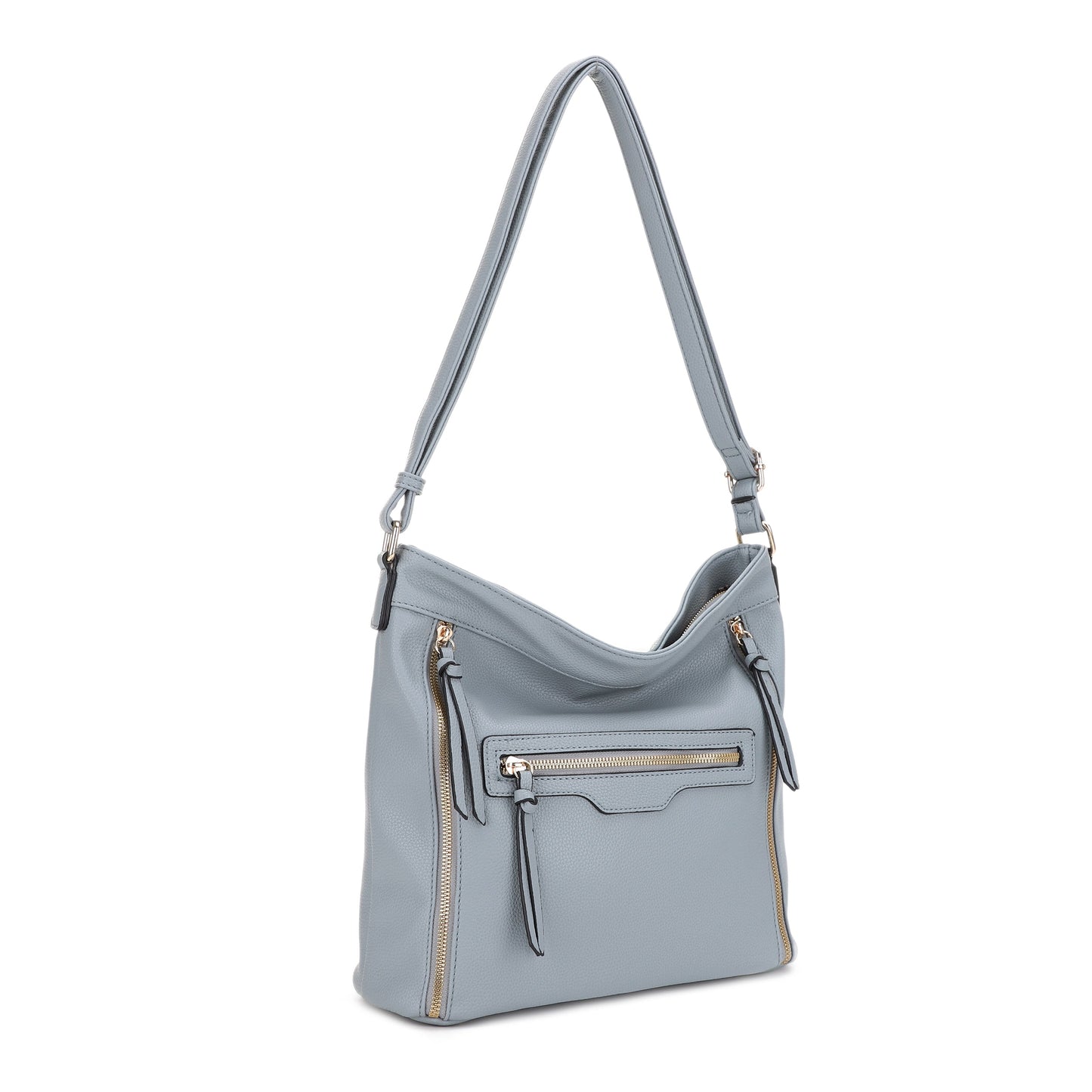 Kipley Multi-Zipper Crossbody Hobo