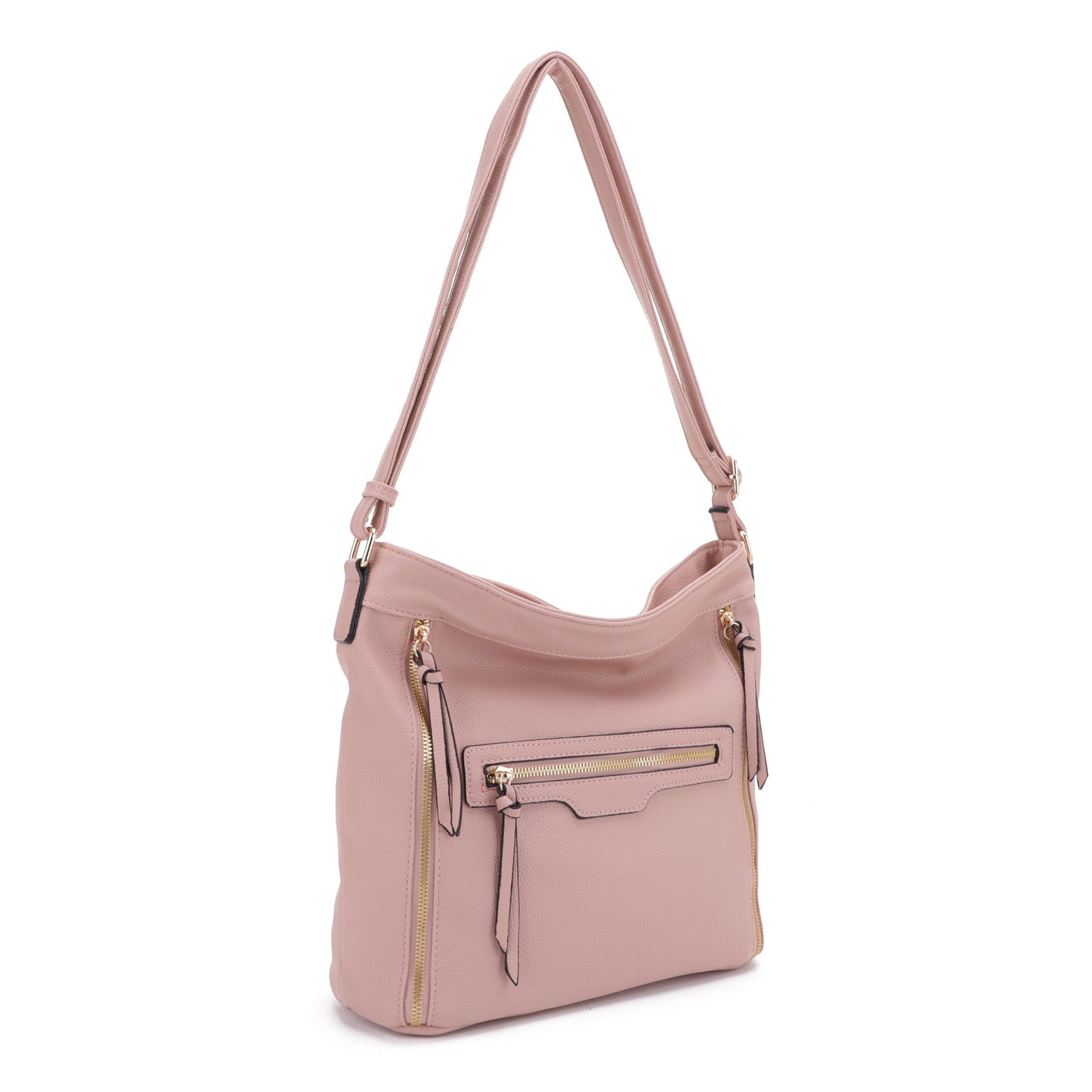 Kipley Multi-Zipper Crossbody Hobo