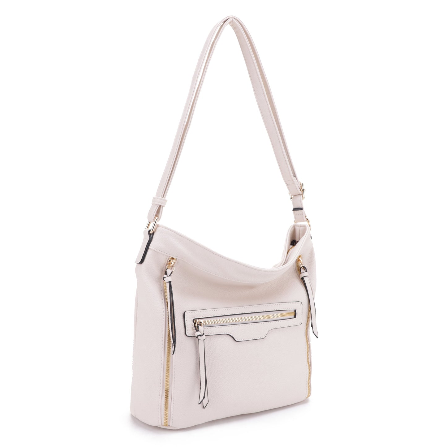 Kipley Multi-Zipper Crossbody Hobo