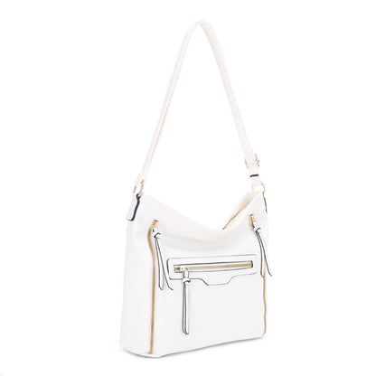 Kipley Multi-Zipper Crossbody Hobo