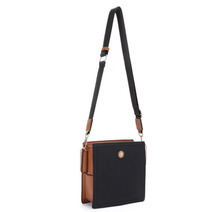 Juniper Emblem Structured Crossbody