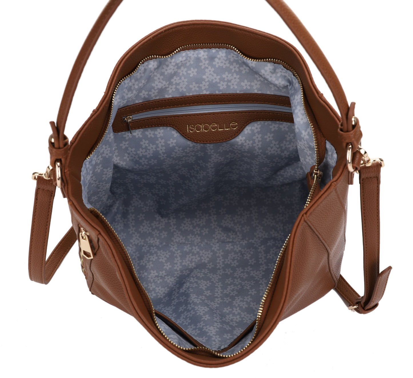 Charice Simple Minimalistic Hobo Bag with Side Front Pocket