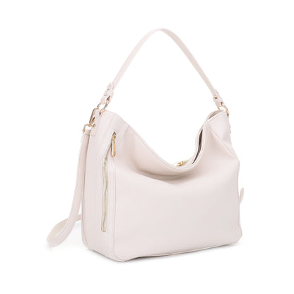 Charice Simple Minimalistic Hobo Bag with Side Front Pocket