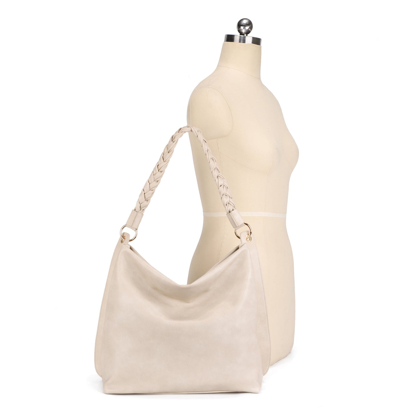Braided Handle Hobo Set