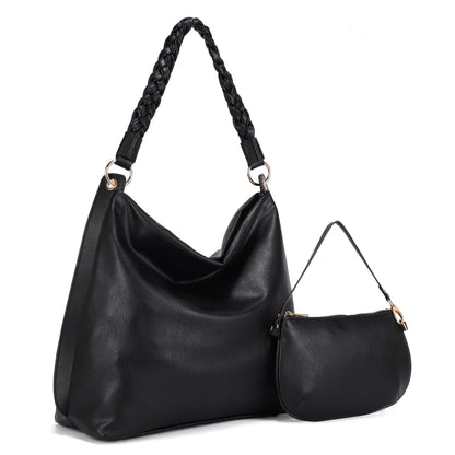 Braided Handle Hobo Set