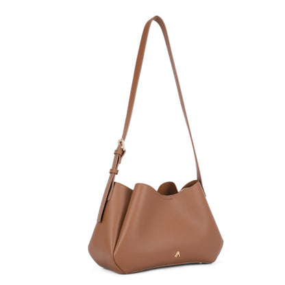 Triple Compartment Shoulder Bag