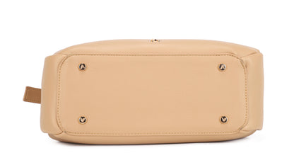 Triple Compartment Shoulder Bag