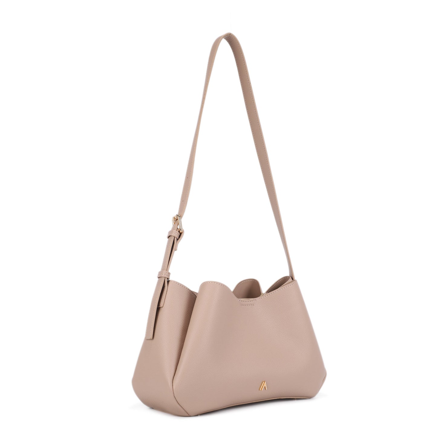 Triple Compartment Shoulder Bag