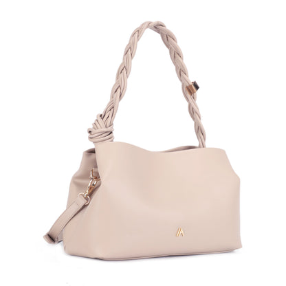 Braided Handle Satchel