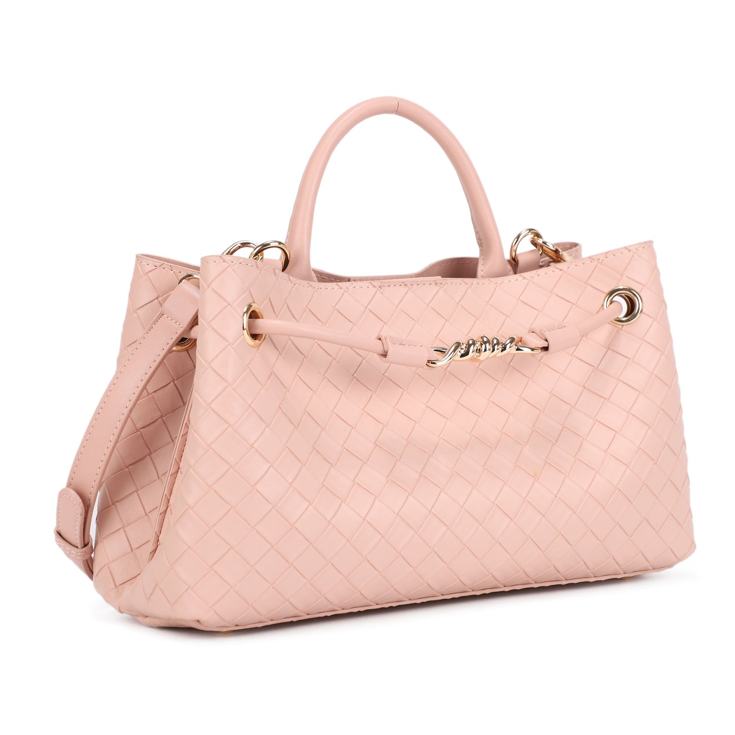 Embossed Woven Crossbody