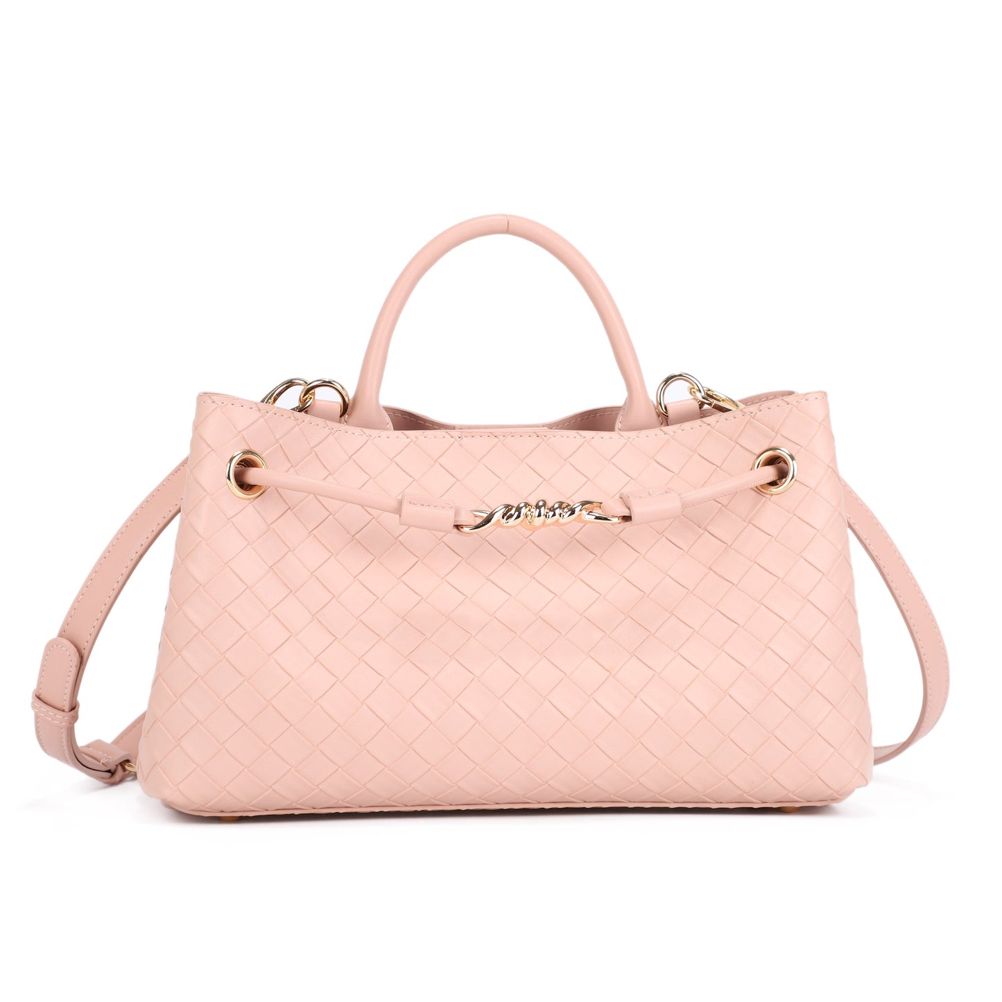 Embossed Woven Crossbody