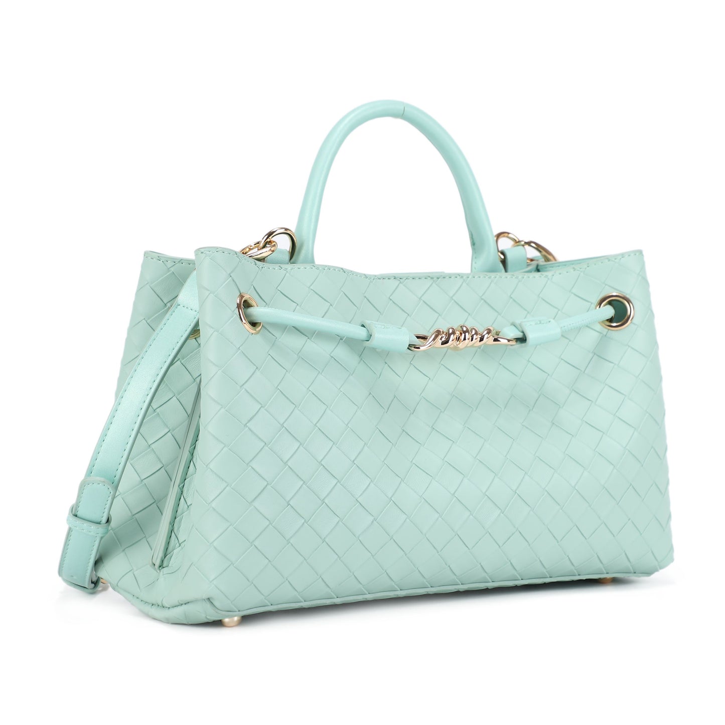 Embossed Woven Crossbody