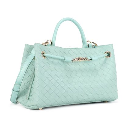 Embossed Woven Crossbody