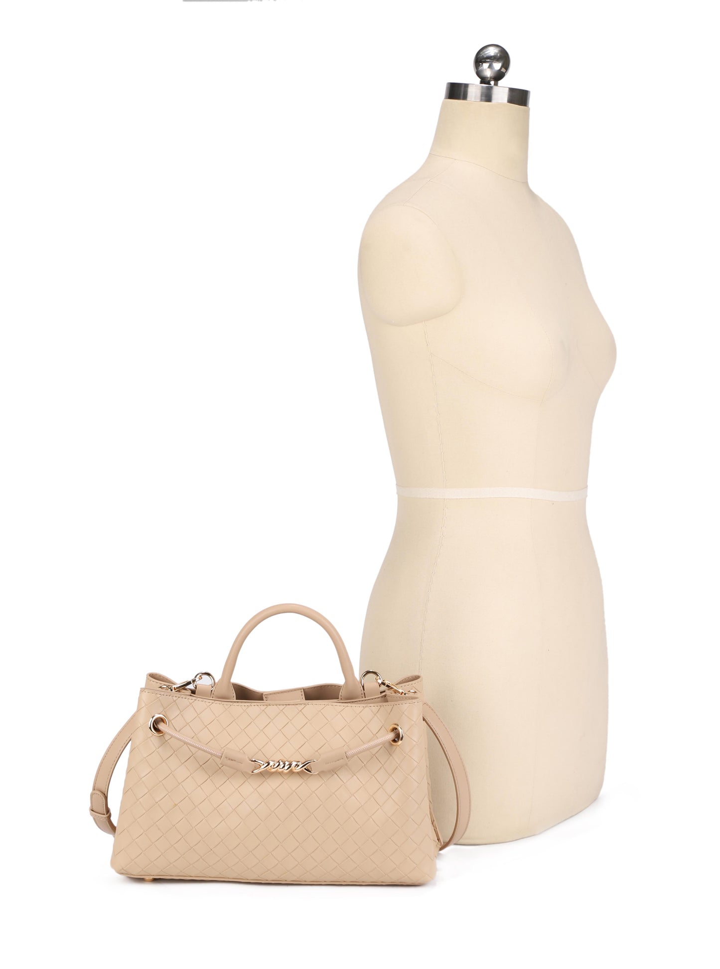Embossed Woven Crossbody
