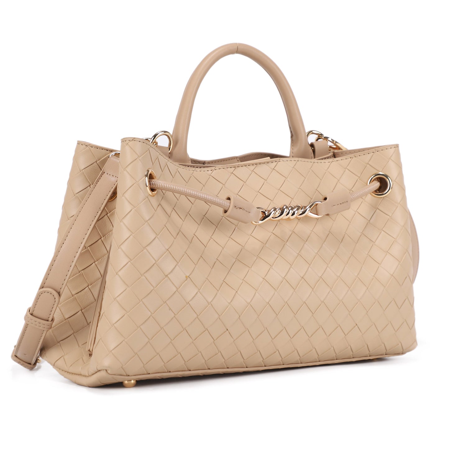 Embossed Woven Crossbody