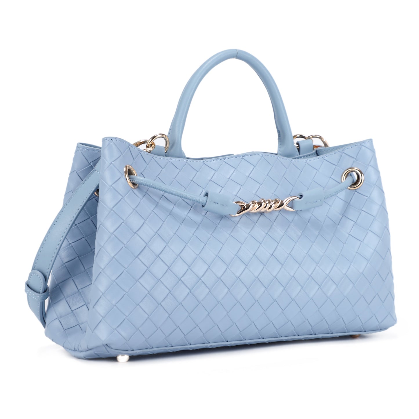 Embossed Woven Crossbody