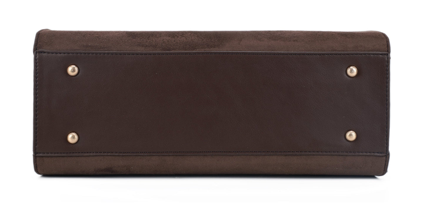 Uma Suede Satchel Set